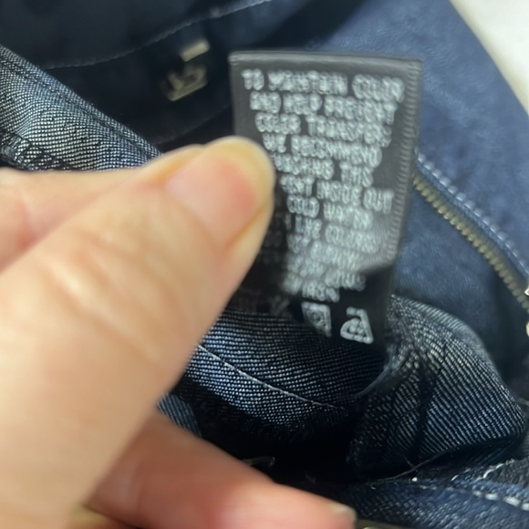 Lafayette 148 New York Toggle Closure Denim Skirt - Picture 6 of 6